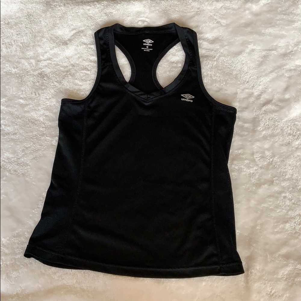 Black tank top